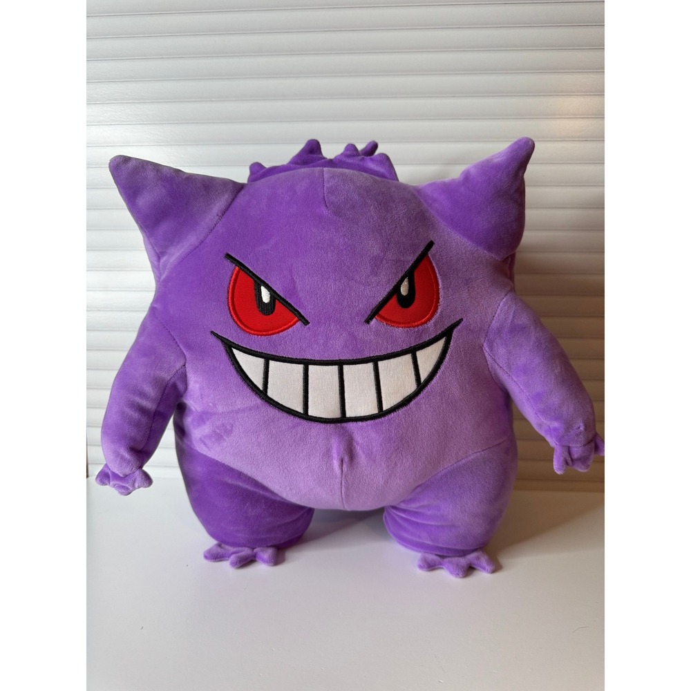 Pokemon Gengar Plush Toy Factory 2024 Purple Ghost Plush